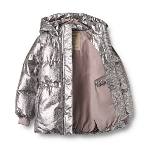 Куртка дутая Wheat "Eli Silver Flower Meadow", космические цветы